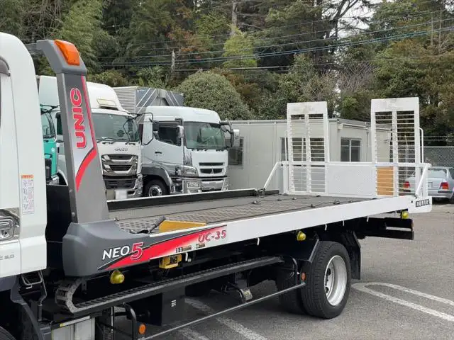 三菱 キャンター 小型 車両重機運搬 ラジコン ウインチの中古トラック画像6