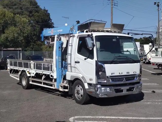 三菱 ファイター 中型/増トン 車両重機運搬 5段クレーン ラジコンの中古トラック画像2