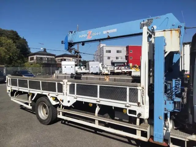 三菱 ファイター 中型/増トン 車両重機運搬 5段クレーン ラジコンの中古トラック画像6