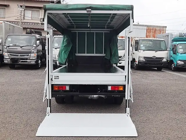 三菱 キャンター 小型 平ボディ 幌 パワーゲートの中古トラック画像8