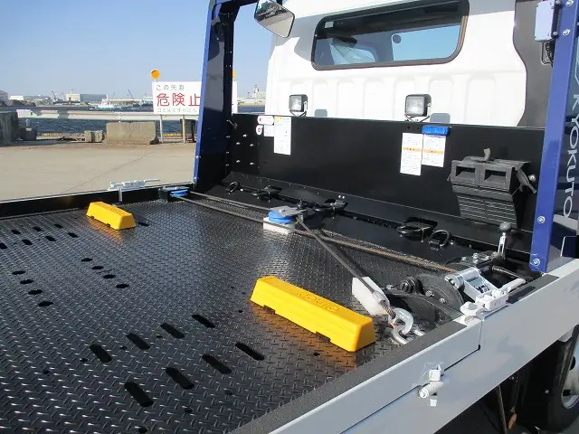 三菱 キャンター 小型 車両重機運搬 ラジコン ウインチの中古トラック画像8