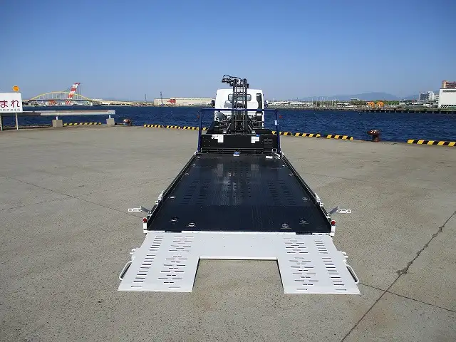 三菱 キャンター 小型 車両重機運搬 ラジコン ウインチの中古トラック画像12