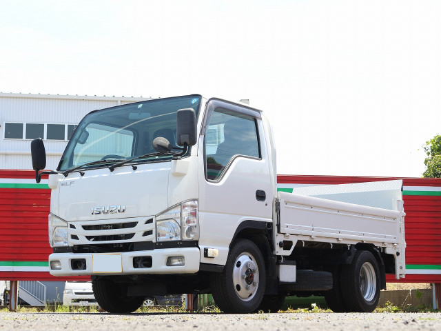 いすゞ エルフ 小型 平ボディ 10尺 TRG-NJS85A