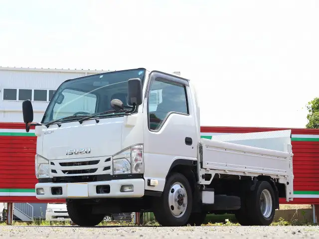 いすゞ エルフ 小型 平ボディ パワーゲート 床鉄板 の中古トラック【車両No.145875】