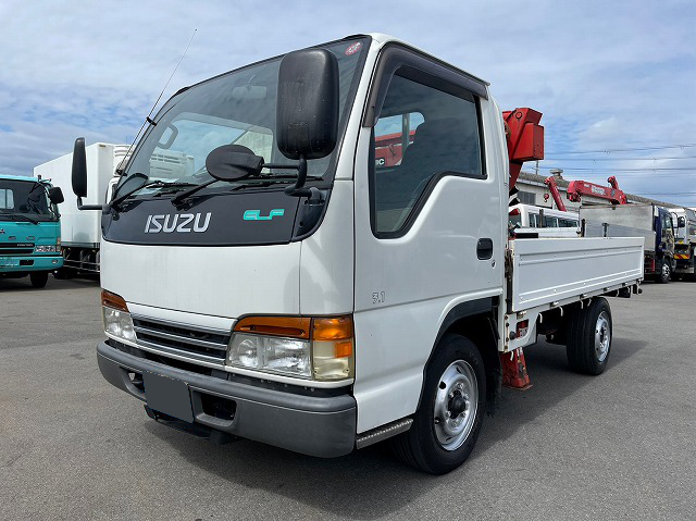 いすゞ エルフ 小型 クレーン付 10尺 KK-NHR69EA