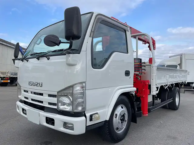 いすゞ エルフ 小型 クレーン付 3段 ラジコンの中古トラック画像1