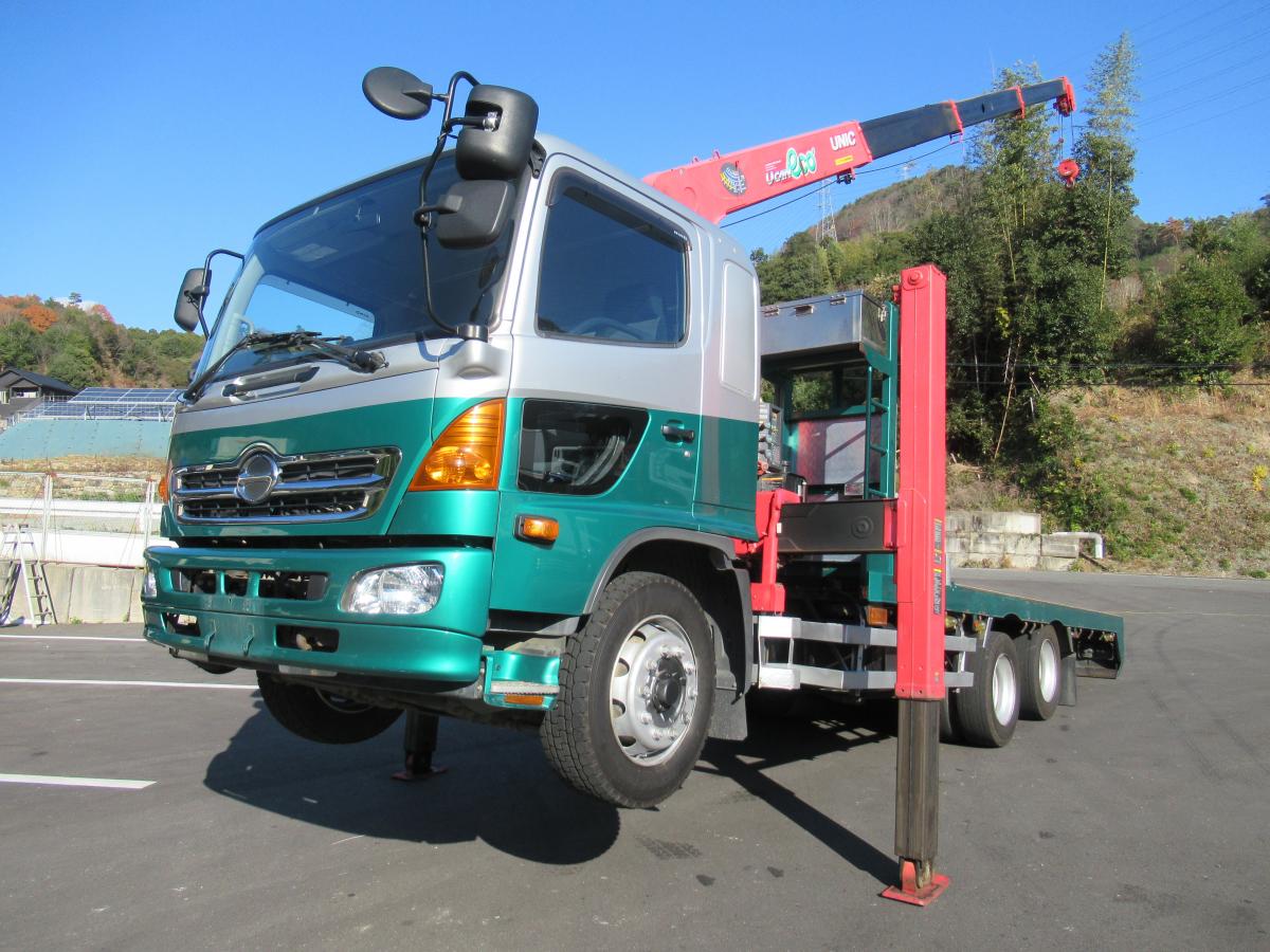 日野 レンジャー 中型/増トン 車両重機運搬 セルフローダー LDG-GK8JNAA