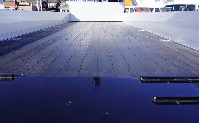 三菱 ファイター 中型/増トン 車両重機運搬 4段クレーン ラジコンの中古トラック画像5