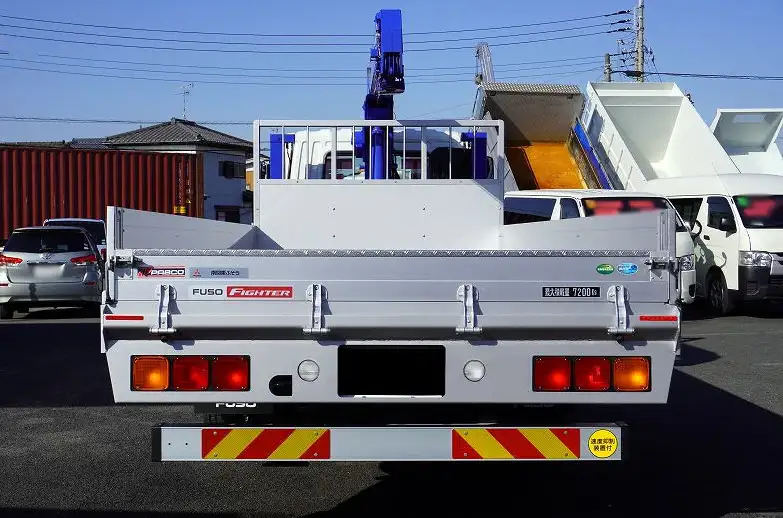 三菱 ファイター 中型/増トン 車両重機運搬 4段クレーン ラジコンの中古トラック画像3