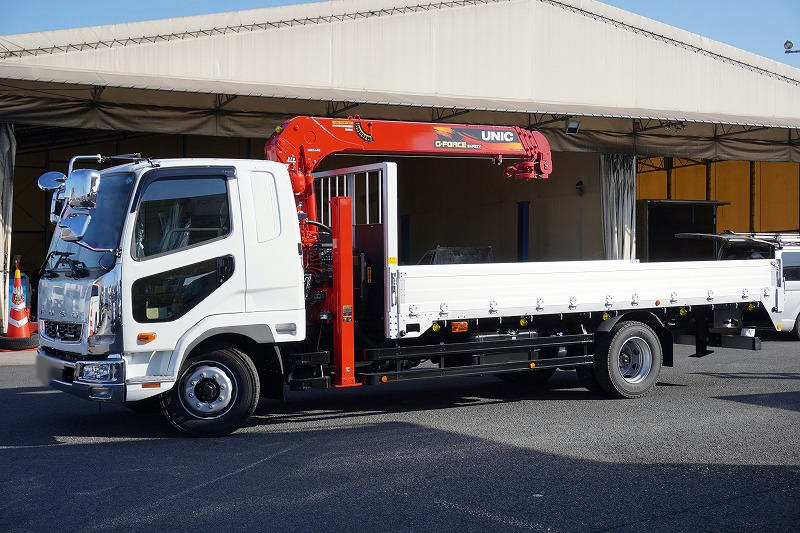 三菱 ファイター 中型/増トン 車両重機運搬 セルフローダー 2KG-FK62FZ