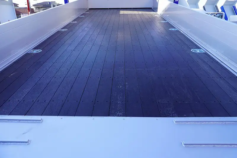 三菱 ファイター 中型/増トン 車両重機運搬 4段クレーン ラジコンの中古トラック画像5
