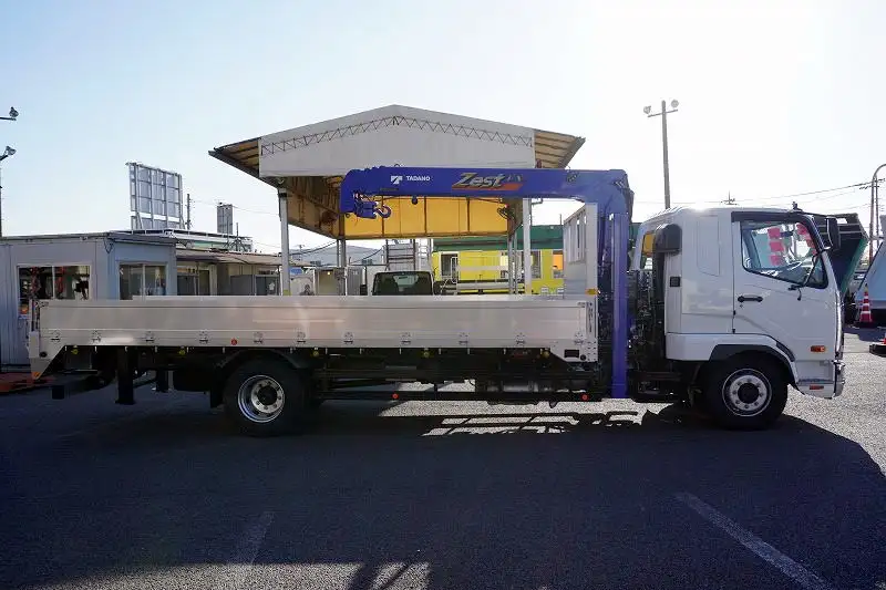 三菱 ファイター 中型/増トン 車両重機運搬 4段クレーン ラジコンの中古トラック画像2