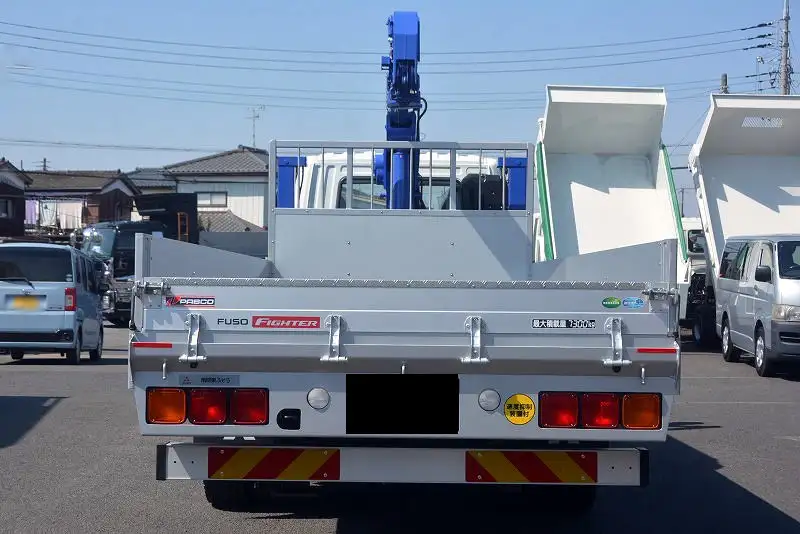 三菱 ファイター 中型/増トン 車両重機運搬 4段クレーン ラジコンの中古トラック画像3