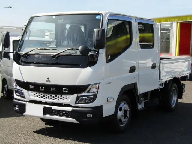 三菱 キャンター 小型 平ボディ Wキャブ 2RG-FBA20の中古トラック画像1