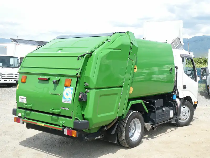 日野 デュトロ 小型 パッカー車 巻き込み式 回転ダンプ式の中古トラック画像2