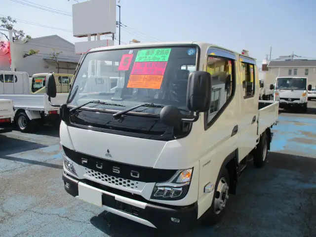 三菱 キャンター 小型 平ボディ Wキャブ 2RG-FBA20 の中古トラック【車両No.146442】