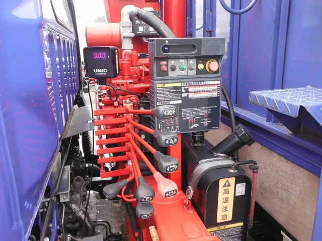 三菱 キャンター 小型 クレーン付 床鉄板 3段の中古トラック画像7
