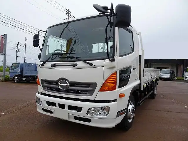日野 レンジャー 中型/増トン 平ボディ ベッド TKG-FD9JJAAの中古トラック画像1