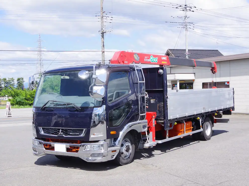三菱 ファイター 中型/増トン クレーン付 アルミブロック 3段 の中古トラック【車両No.146597】