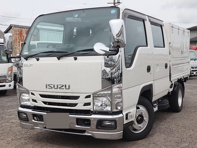 三菱 キャンター 小型 クレーン付 床鉄板 5段 の中古トラック【車両No.122959】