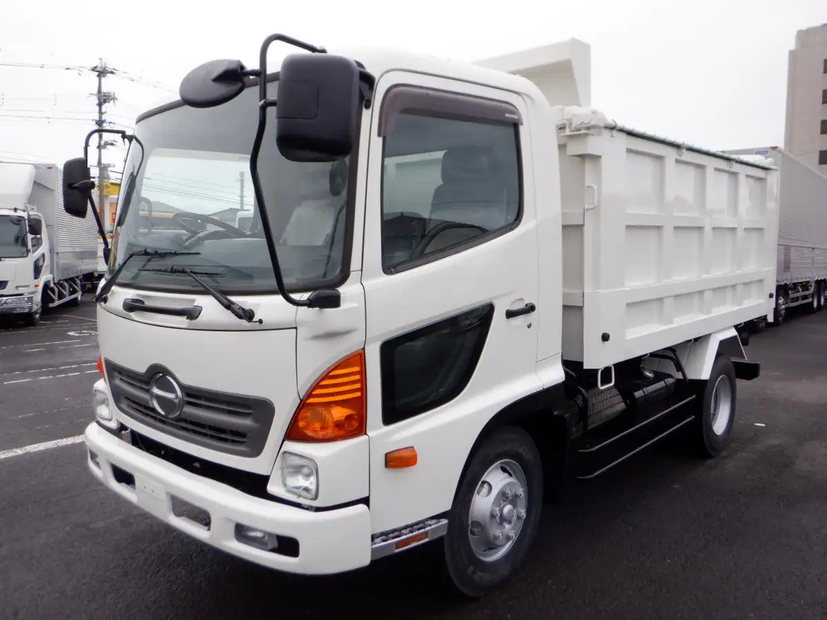 日野 レンジャー 中型/増トン ダンプ 土砂禁 天蓋付き の中古トラック【車両No.146698】