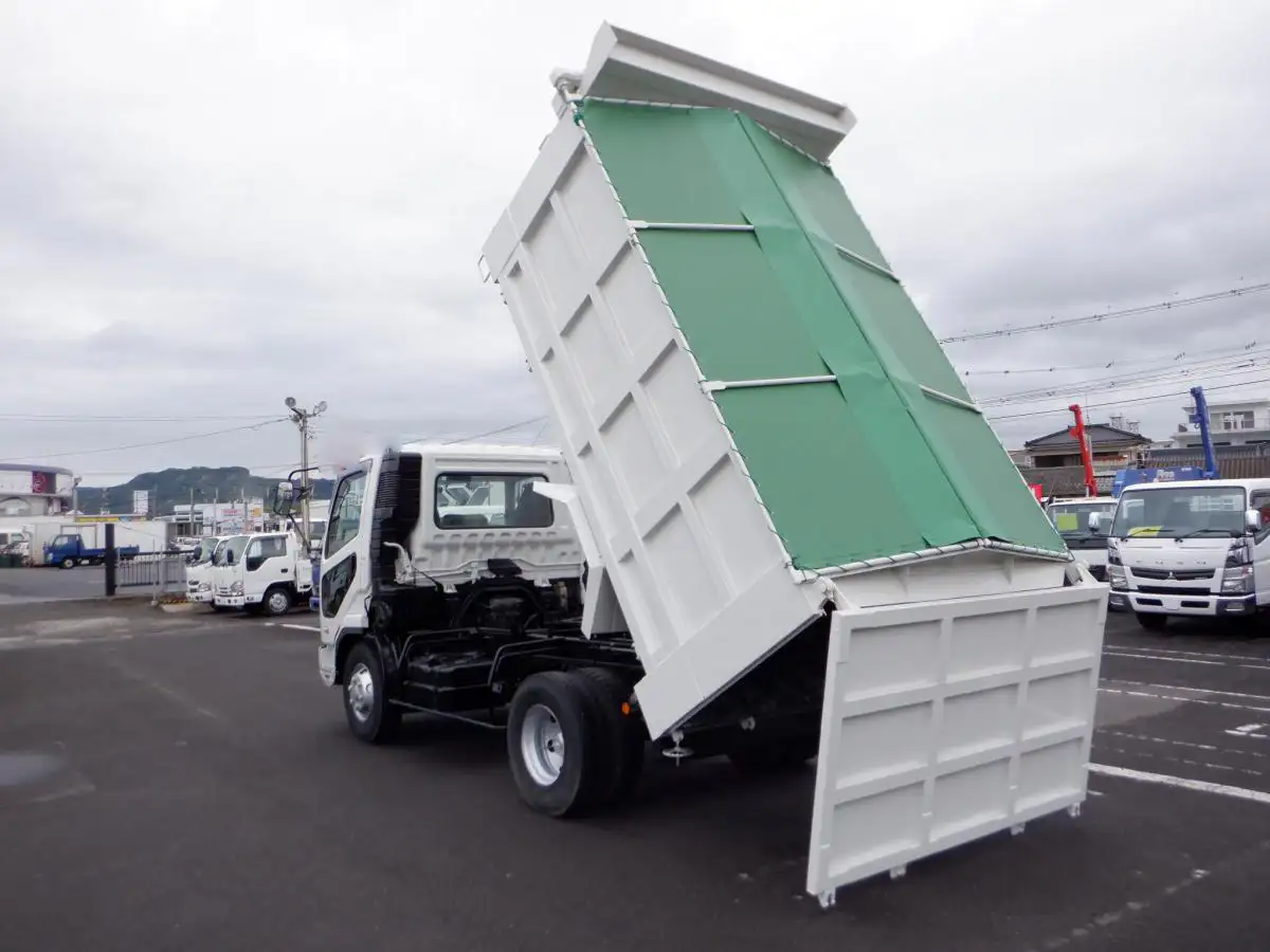 三菱 ファイター 中型/増トン ダンプ 土砂禁 天蓋付きの中古トラック画像5