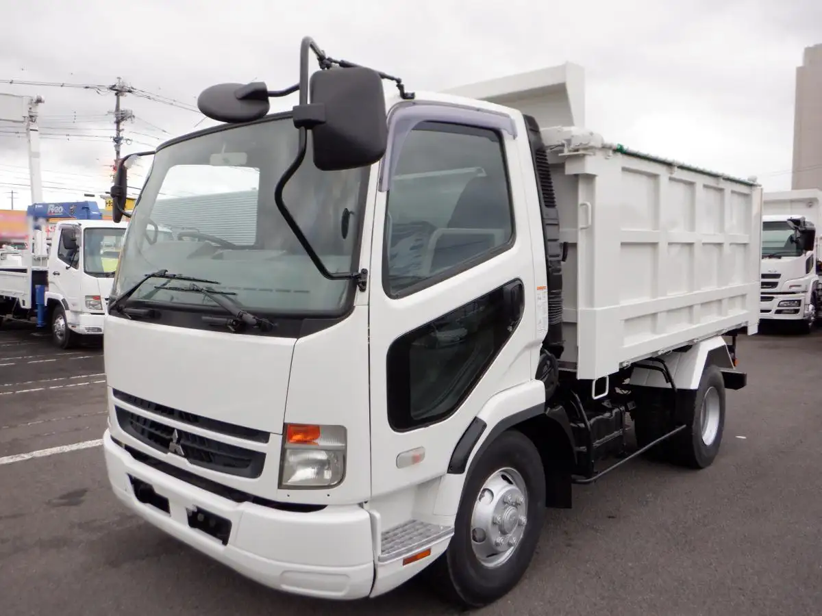 三菱 ファイター 中型/増トン ダンプ 土砂禁 天蓋付き の中古トラック【車両No.146702】
