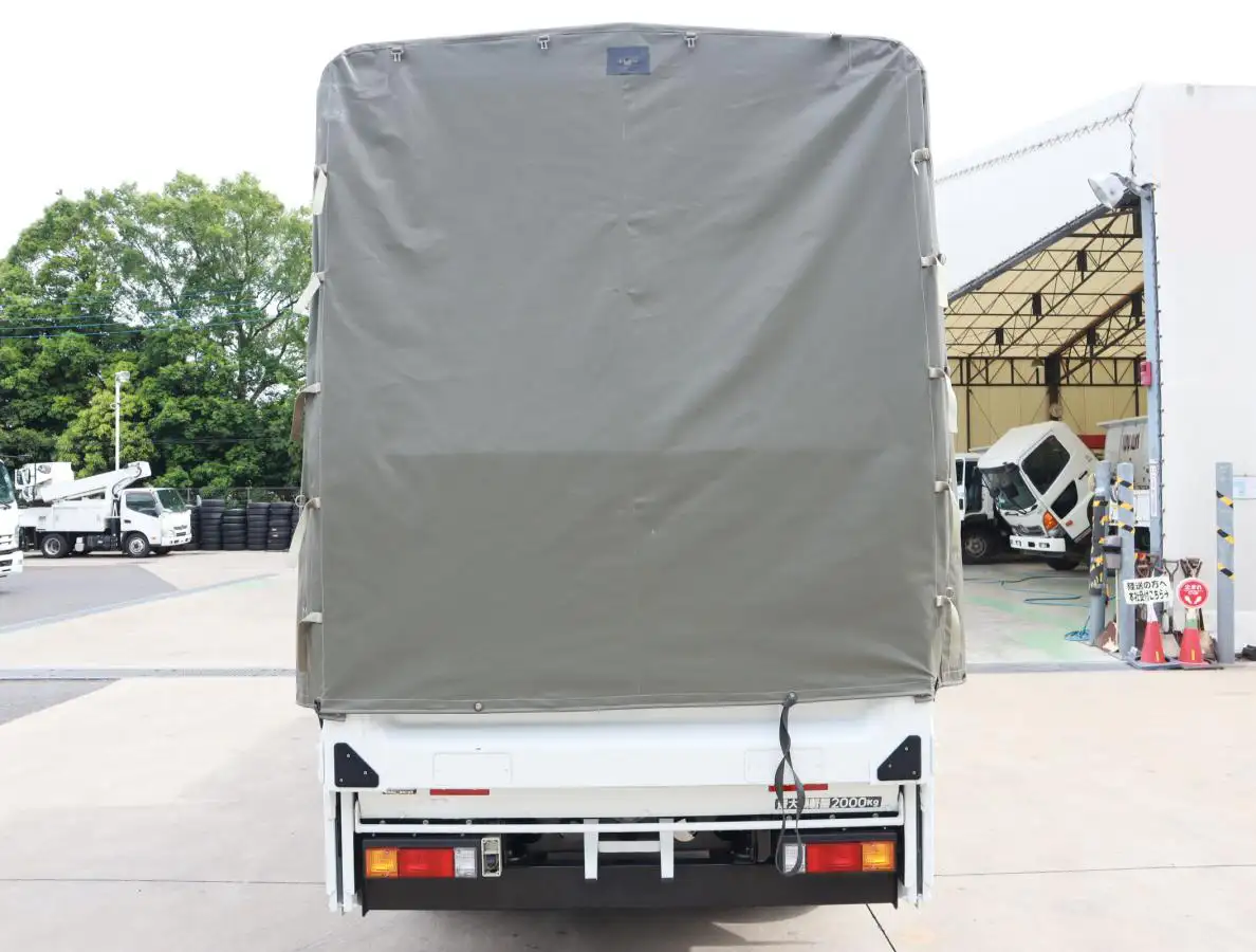 日産 アトラス 小型 平ボディ Wキャブ 幌の中古トラック画像3