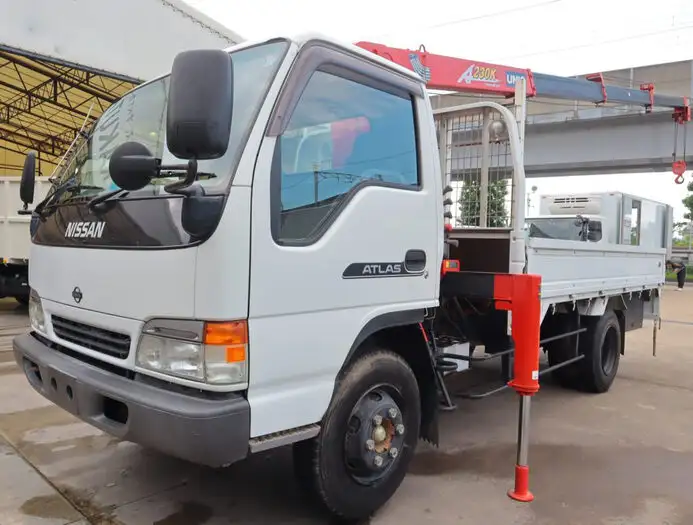日産 アトラス 小型 クレーン付 4段 フックインの中古トラック画像1