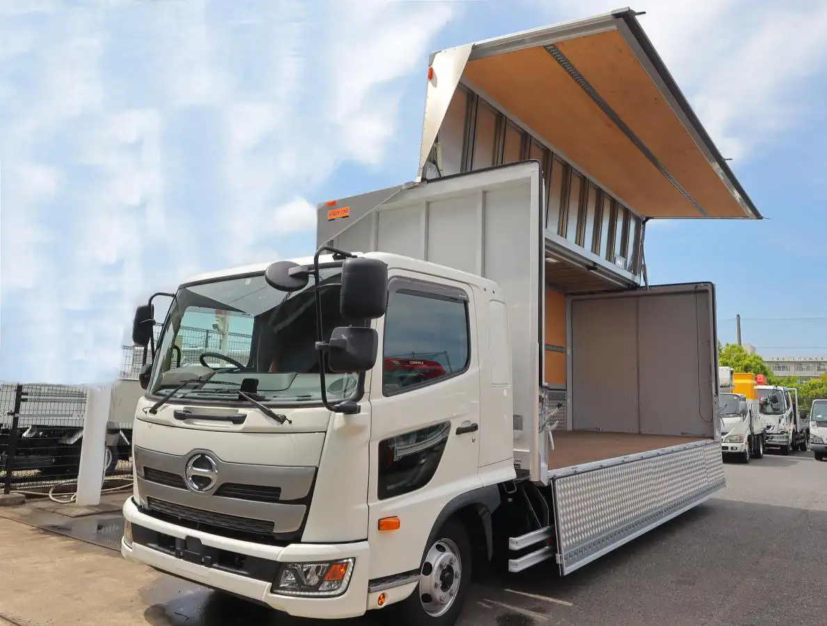 日野 レンジャー 中型/増トン ウイング パワーゲート エアサス の中古トラック【車両No.146833】