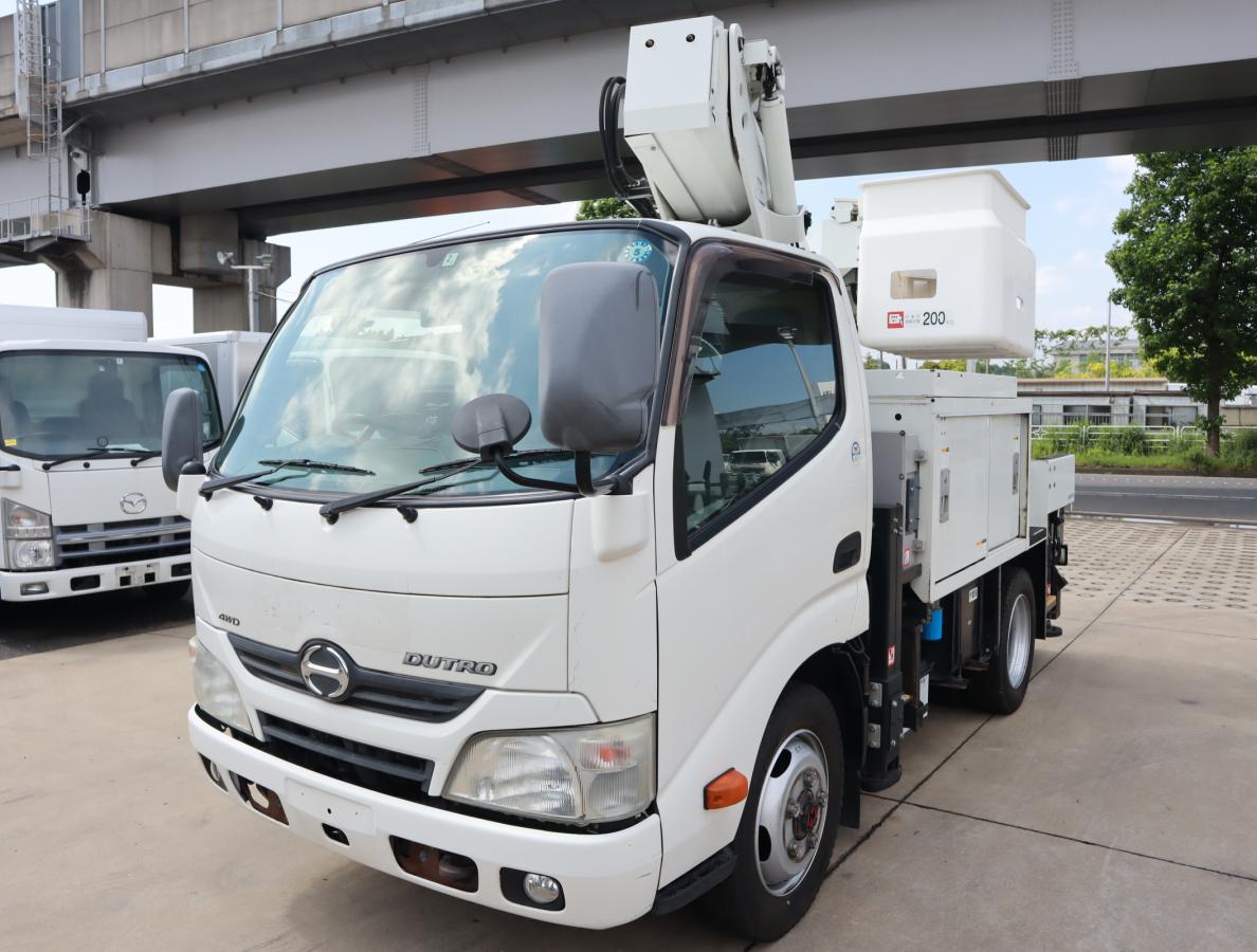 日野 デュトロ 小型 高所・建柱車 高所作業車 TKG-XZU675M