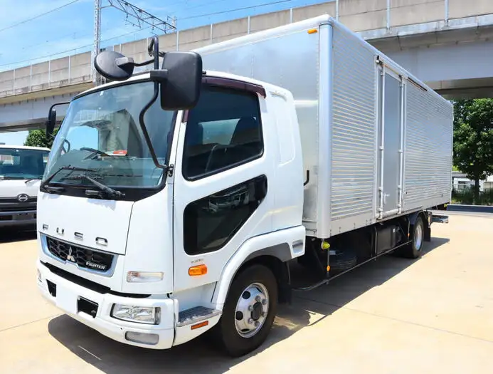 三菱 ファイター 中型/増トン アルミバン パワーゲート サイドドアの中古トラック画像1