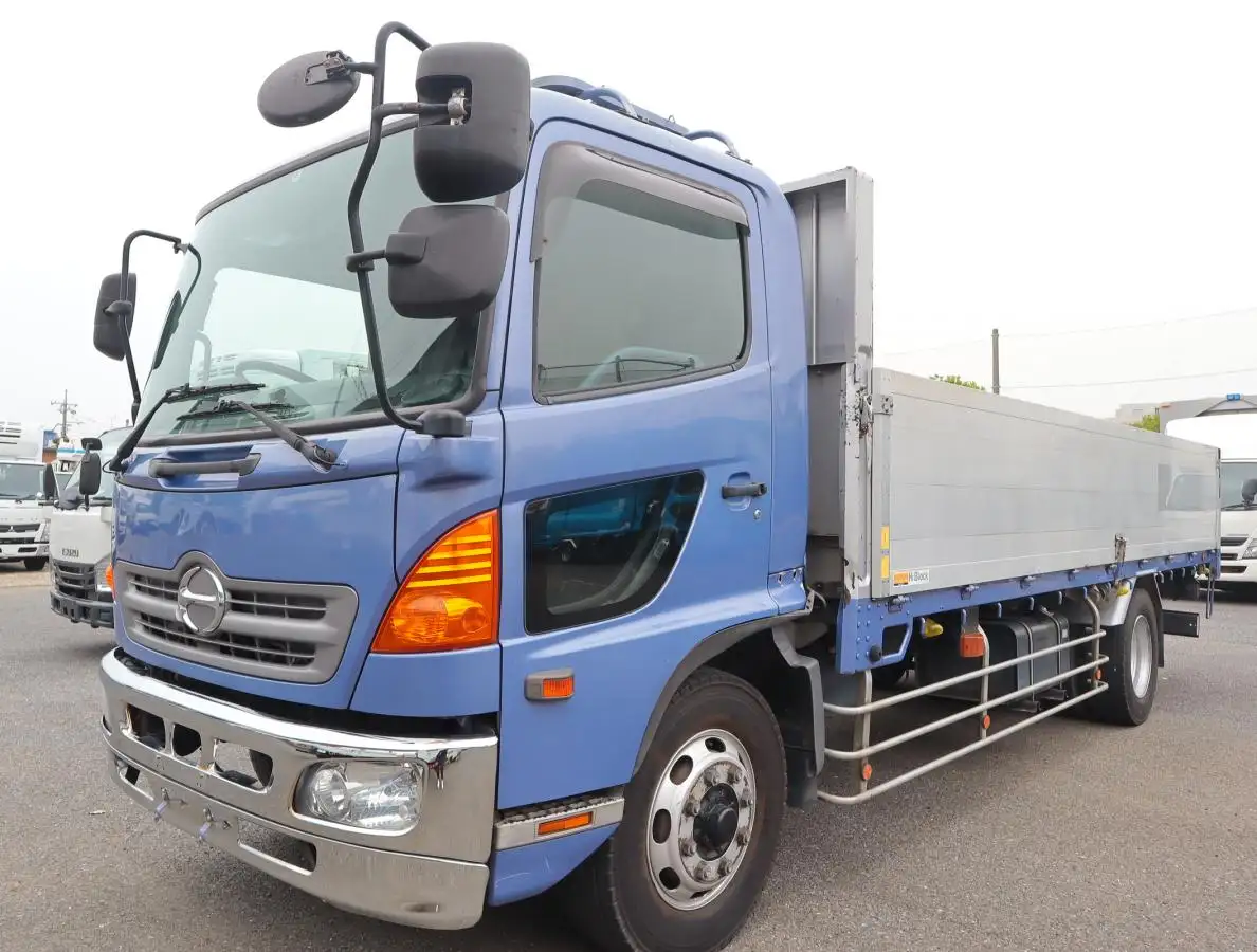 日野 レンジャー 中型/増トン 平ボディ 床鉄板 アルミブロックの中古トラック画像1
