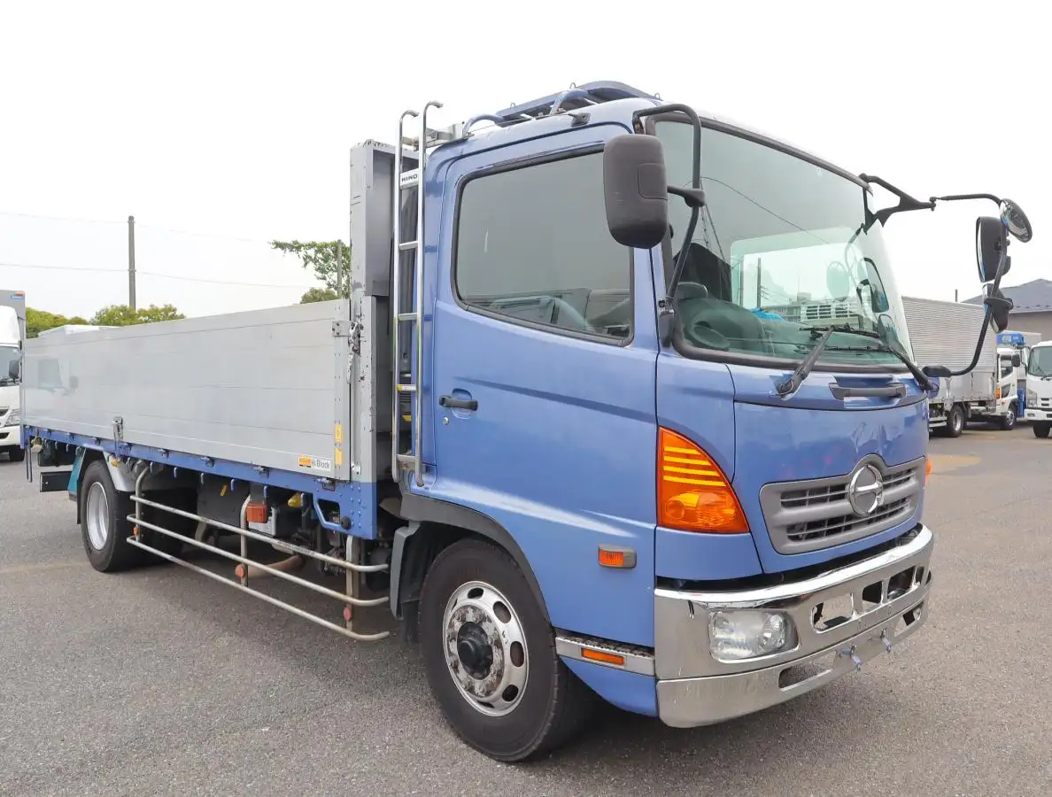 日野 レンジャー 中型/増トン 平ボディ 床鉄板 アルミブロックの中古トラック画像2