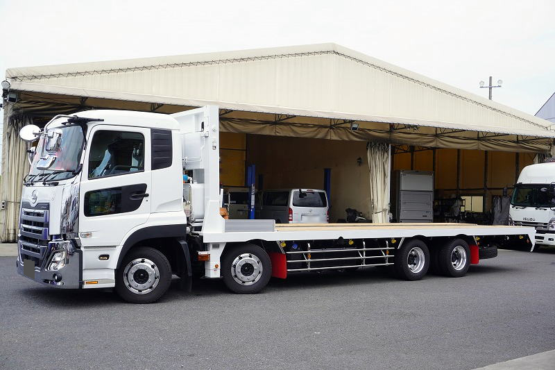 日産UD クオン 大型 車両重機運搬 セルフローダー 2PG-CG5CL