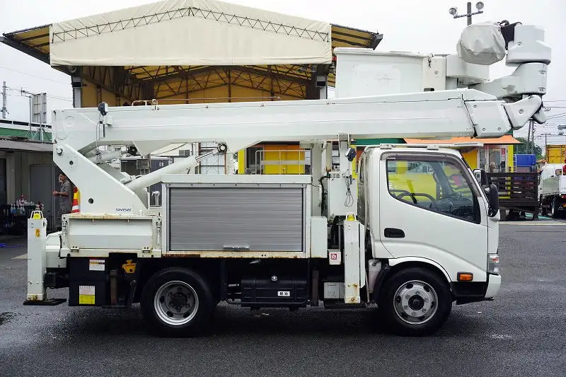 日野 デュトロ 小型 高所・建柱車 高所作業車 電工仕様の中古トラック画像2