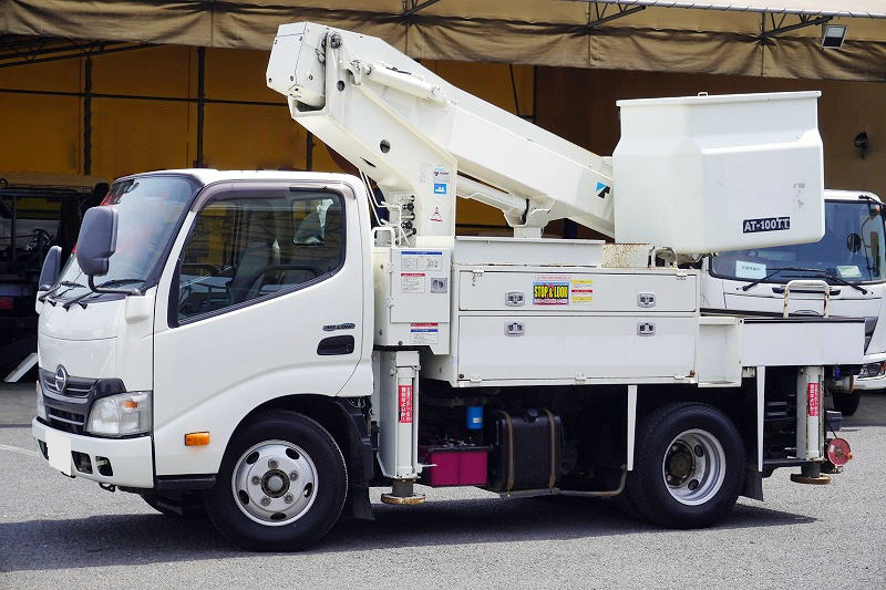 日野 デュトロ 小型 高所・建柱車 高所作業車 電工仕様｜画像1