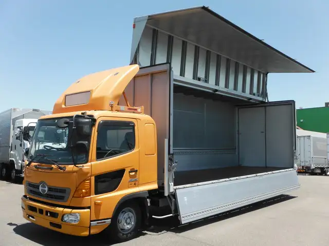 日野 レンジャー 中型/増トン ウイング ベッド TKG-FD9JPAAの中古トラック画像6
