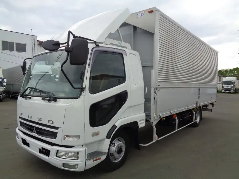 三菱 ファイター 中型/増トン ウイング ベッド PDG-FK61Rの中古トラック画像1