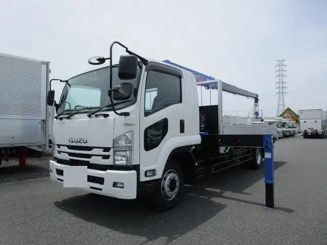 いすゞ フォワード 中型/増トン クレーン付 アルミブロック 4段の中古トラック画像1