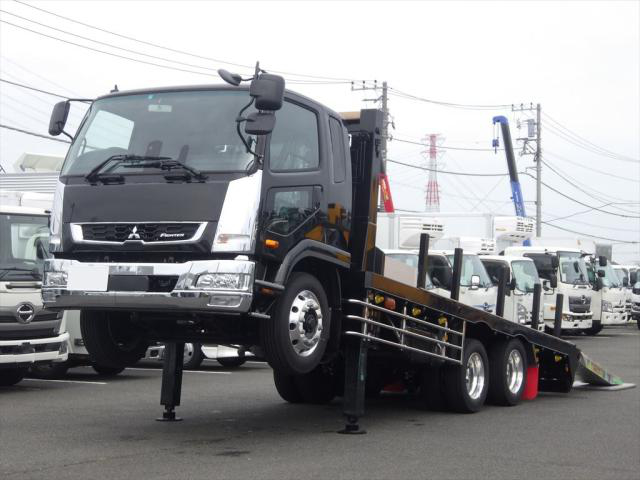 三菱 ファイター 中型/増トン 車両重機運搬 セルフローダー 2DG-FQ62F