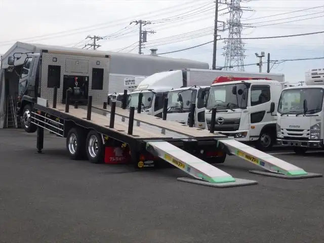 三菱 ファイター 中型/増トン 車両重機運搬 ラジコン ウインチの中古トラック画像11