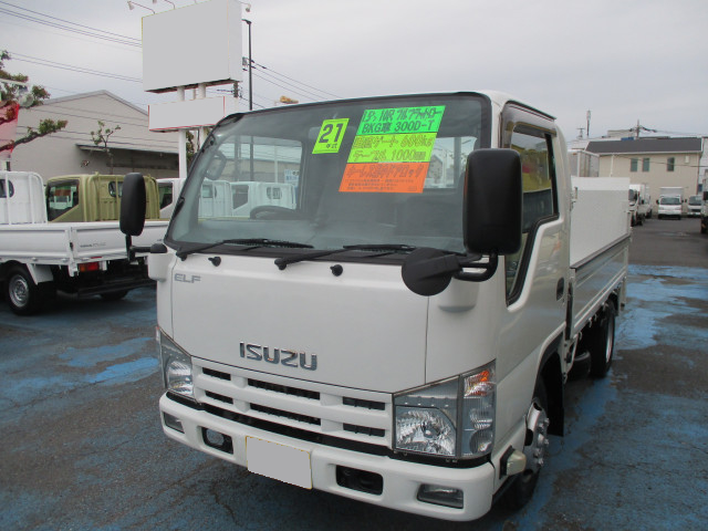 いすゞ エルフ 小型 平ボディ 10尺 BKG-NHR85A