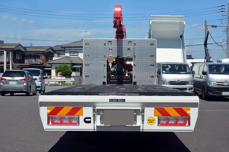 三菱 ファイター 中型/増トン 車両重機運搬 4段クレーン ラジコンの中古トラック画像3