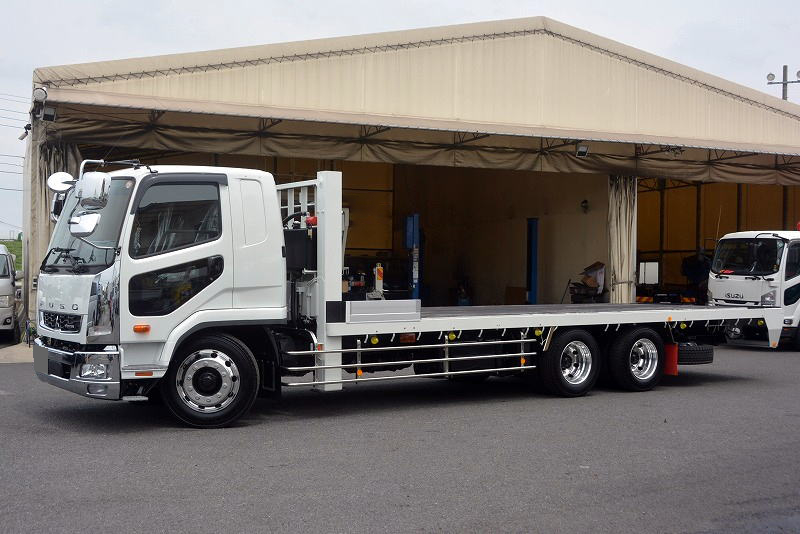 三菱 ファイター 中型/増トン 車両重機運搬 セルフローダー 2DG-FQ62F