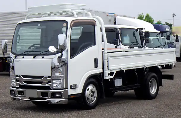 いすゞ エルフ 小型 平ボディ TKG-NMR85R H25の中古トラック画像1