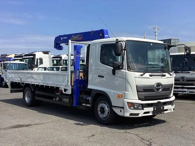 日野 レンジャー 中型/増トン 車両重機運搬 4段クレーン ラジコンの中古トラック画像2