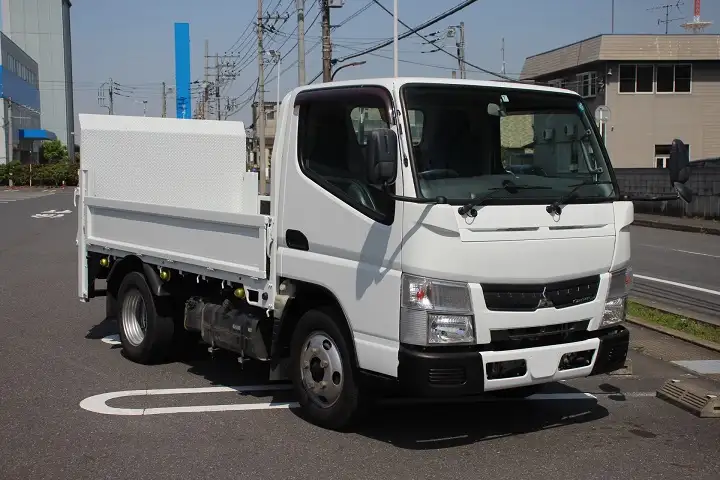 三菱 キャンター 小型 平ボディ パワーゲート TKG-FBA50の中古トラック画像2
