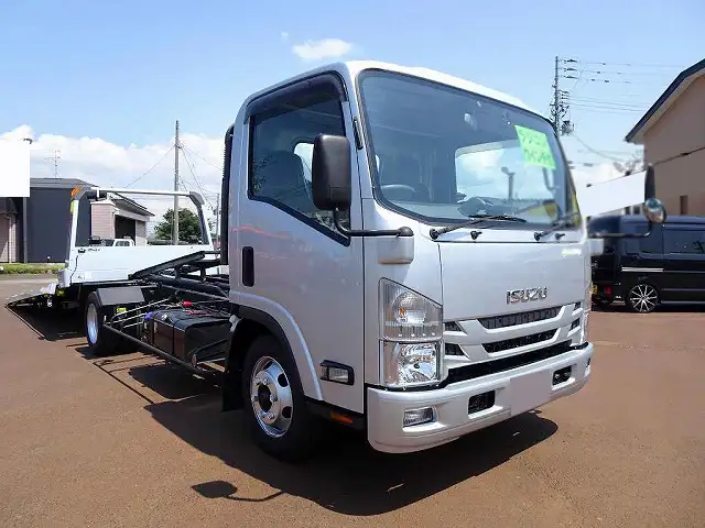 いすゞ エルフ 小型 車両重機運搬 ラジコン ウインチの中古トラック画像2