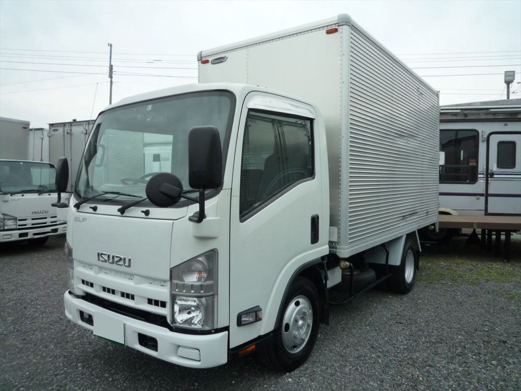 いすゞ エルフ 小型 アルミバン セミロング TKG-NMR85N